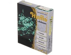 Светодиодная гирлянда, 2 м, 20 зеленых микро LED-огней, контроллер, IP20, Serpantin