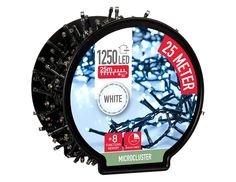 Светодиодная гирлянда 25 м, 1250 холодных белых LED ламп, IP44, Koopman International