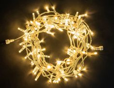 Светодиодная гирлянда Quality Light Cap 100 экстра теплых белых LED, 10 м, прозрачный ПВХ, Laitcom