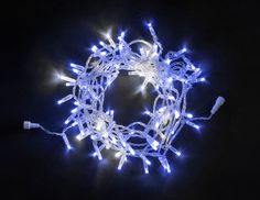 Светодиодная гирлянда Quality Light Cap 100 синих LED, холодное мерцание, 10 м, прозрачный Laitcom