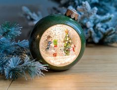 Светящийся музыкальный снежный шар СНЕЖНАЯ СЕМЬЯ, LED-подсветка, 16.5 см, Peha Magic