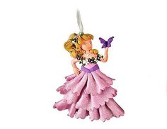 Фигурка-подвеска БАЛЕРИНА с Бабочкой, полирезин, 12.5 см, подвеска, Forest Market
