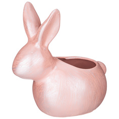 Кашпо Декоративное "Кролик", 16*15,5См, Розовый Перламутр 169-807 LEFARD
