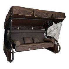 Качели садовые Greengard Камила-1 коричневые 400 кг 170 x 250 x 148 см