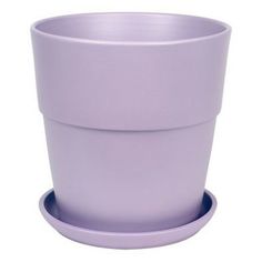 Горшок Студия-Декор Элбербери с поддоном керамический фиолетовый 0,9 л