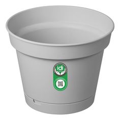 Горшок для цветов Idiland Mint 5 л серый