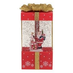 Новогодний сувенир Merry Christmas AZ-2020-147 Рождественский подарок красный USB 20х10см