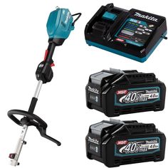 Комбимотор аккумуляторный 40В - 800Вт 2х4Ач, з/у Makita UX01GM201