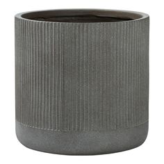 Горшок для цветов L&t pottery Stripes 43 см кофе с молоком