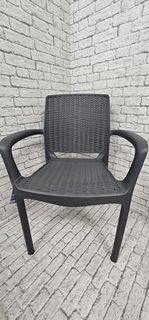 Садовое кресло Elfplast Rodos 344 55х59х82см графит