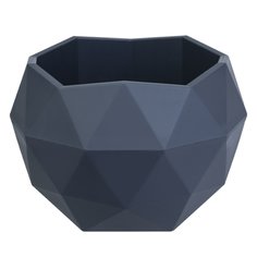 Горшок для цветов Топаз 2,5 л антрацит No Brand
