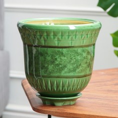 Цветочный горшок NoBrand 10131614 1шт Зелёный