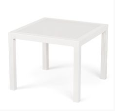 Садовый стол Альтернатива Ротанг-плюс, 94х94х74 см, белый М8693 Alternativa