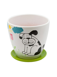 Цветочный горшок Вещицы BH-10-1]MAG 1шт белый