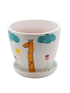 Цветочный горшок Вещицы BH-09-2]MAG 1шт белый