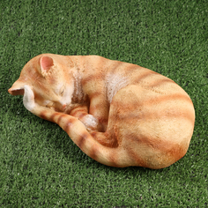 Садовая фигура Хорошие сувениры Кошка спящая 10349461 29х11см
