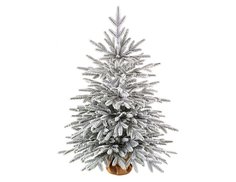 Настольная елка в мешочке заснеженная 90 см, хвоя литая 100%, Max CHRISTMAS