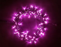 Гирлянды на дерево 30 м, 300 розовых LED ламп, черный ПВХ, IP44, BEAUTY LED Laitcom