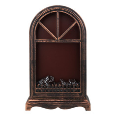 Новогодний светильник Merry Christmas Камин sp-21 8422-1 красный