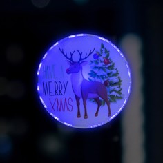 Световое панно Luazon Lighting Олень 7706026 разноцветный/RGB