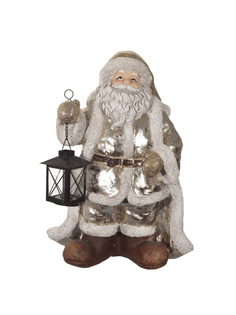 Фигурка новогодняя магнезия "Санта" 31х26х41 см, 719474 Alat Home