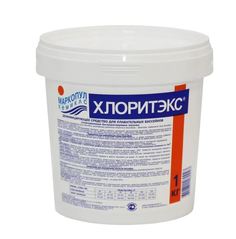 ХЛОРИТЭКС Маркопул Кемикалс, 1 кг хлор дезинфектор в гранулах для дезинфекции воды в бассе