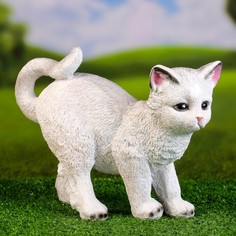 Садовая фигура Хорошие сувениры Кот Мурзик, 10х30х20 см