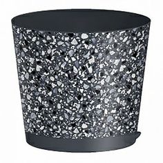 Горшок для цветов Stone Flower с прикорневым поливом 0,75 л 12 см серый Без бренда