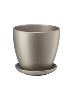 Цветочный горшок Вещицы BH-46-2]MAG 1шт темно-серый