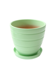 Цветочный горшок Вещицы BH-19-2]MAG 1шт зеленый