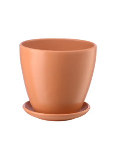 Цветочный горшок Вещицы BH-43-2]MAG 1шт коричневый