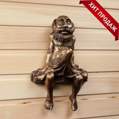 Консоль-навес "Дед в полотенце" 34,5х22х12,5см Хорошие сувениры