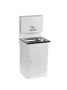 Дачный умывальник Весна Умывальник "Посейдон" с ЭВН (белый) УП/Бэвн 17л