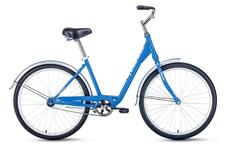 Велосипед женский городской Forward Grace 26 1.0 рама 17" сине-белый