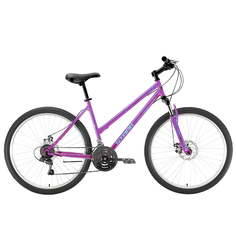 Женский горный велосипед Stark22 Luna 26.1 D Steel фиолетовый/голубой рама M(18")