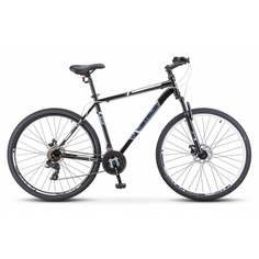 Велосипед горный Stels Navigator 700 D F020 Чёрный/Белый 27.5" (LU096009) рама 21"