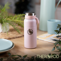 Термос для напитков THEROPOD TP-12 0.35л розовый