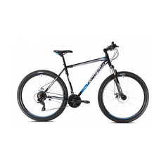 Велосипед CAPRIOLO MTB OXYGEN 29 3 X 7, STEEL 19 чёрный - синий 2024