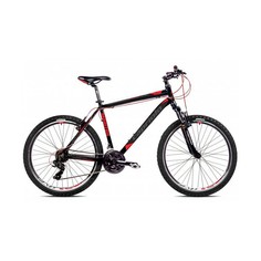 Велосипед CAPRIOLO MTB MONITOR MAN 26 (3 X 7), ALU 20 (чёрный-серебро-красный) 2024г