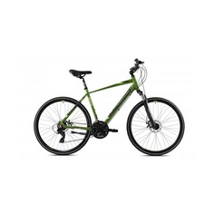 Велосипед CAPRIOLO TOURING TREK ROADSTER MAN 28 3 X 7, ALU 22 зелёный - чёрный 2024