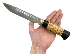 Нож МедТех Лазутчик сталь 95Х18 береста, граб