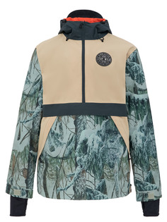 Куртка Сноубордическая Анорак Airblaster Trenchover Green Yetiflage (Us:l)