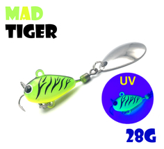 Тейл-Спиннер Uf-Studio Hurricane 28g #Mad Tiger