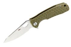Нож Honey Badger Leaf M, зеленая рукоять HB1300