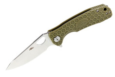 Нож Honey Badger Leaf M, зеленая рукоять HB1300