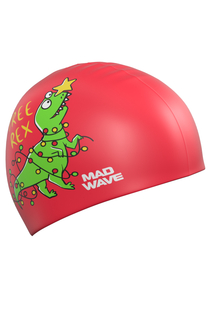 Силиконовая шапочка Happy New Year Mad Wave