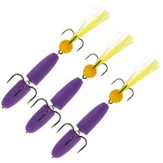 Мандула для рыбалки 3шт NEXT 105мм L 060 фиолетовый-фиолетовый-желтый/ На щуку