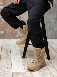 Ботинки высокие для треккинга мужские VIDEYA демисезонные бежевый 39 размер