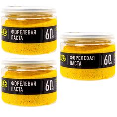 Форелевая паста 3 шт Zub Форель 60 мл Чеснок Жёлтый Zoob