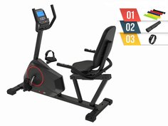 Горизонтальный велотренажер UNIXFIT BR-390Е + набор аксессуаров